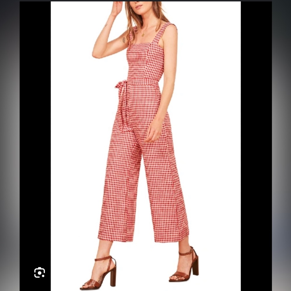Reformation Birch Jumpsuit (Size 0P) - Picture 2 of 9